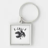 F-Caw-F Essential Retro Classic Keychain