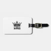 No Kings In America Minimal Clean Luggage Tag