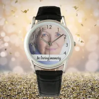 Memorial wife photo watch