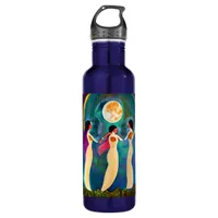 God Bless All Under the Moon Stainless Steel Water Bottle