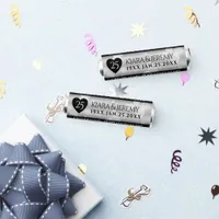 Elegant 25th Silver Wedding Anniversary Breath Savers® Mints