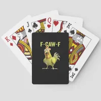 F-Caw-F Funny Chicken Classic Creative Casual Poker Cards