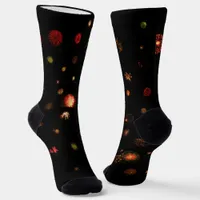 Socks - Fireworks in Black Sky