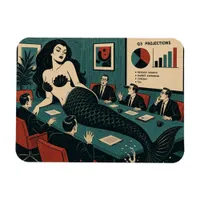 Mid Century Sea Witch on Q3 Corporate Meeting Day Magnet