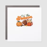 Tis The Season Football Mug Autumn Design Car Magnet