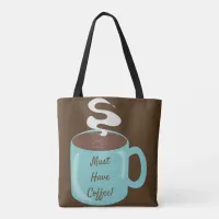 Awesome Giant Coffee Cup Tote Bag