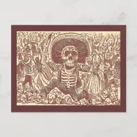 Skull from Oaxaca, La Calavera Oaxaqueña Postcard