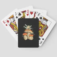 Cute Cottagecore Aesthetic Mushroom Frog Goblincor Poker Cards