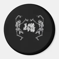 Till Death Do Us Part Skeleton Design Magnet