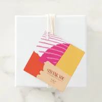 Color Block Wedding Summer ID740 Favor Tags