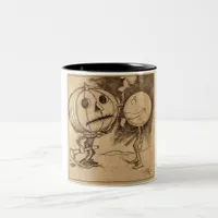 Vintage Jack o'Lanterns Talking Two-Tone Coffee Mug