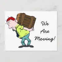 "We're Moving" new address announcement Postcard