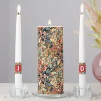 Abstract Art Personalized Unity Candle Set