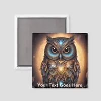 Owl ways Watching Over You fridge Magnet