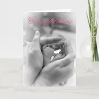 Congratulations on your New Baby Girl Card