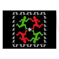 Soccer Players Running to the Ball Pattern