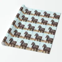 Rural Amish Horse and Buggy Wrapping Paper