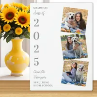 Modern Graduation Keepsake Photo Collage Plaque