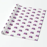 Purple Roses Gift Wrap