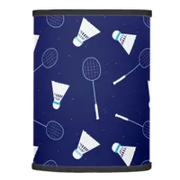 Badminton Player Shuttlecocks and Rackets Pattern Lamp Shade