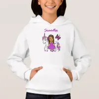 Pretty Princess and Unicorn Personalized Shirt