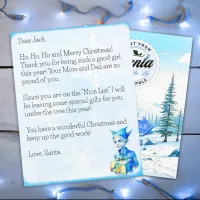 Personalized Letter from Santa Claus for Boys