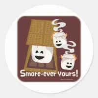 Smore_Ever Yours Classic Round Sticker