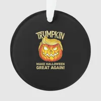 Trumpkin Make Halloween Great Again Funny Pumpkin  Ornament