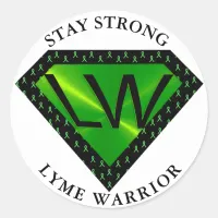 Stay Strong Lyme Warrior Superpower Sticker