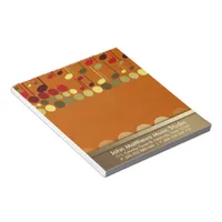 Musical Notes Texture Personalize-it Notepad