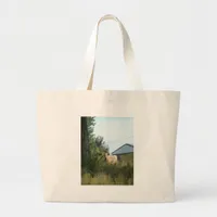 Beautiful Bovine Large Tote Bag