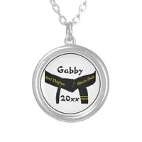 Martial Arts 2nd Degree Black Belt Necklace