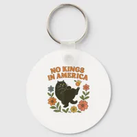 No Kings In America We The People Retro For Girl C Keychain