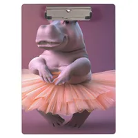 Ballerina Hippo Clipboard