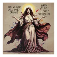 Vintage Art Mary Magdalene Quote 