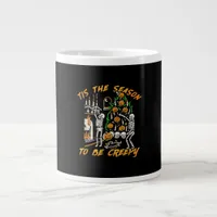 Halloween Creepy Season The Season To Be Creepy Giant Coffee Mug