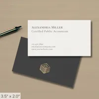 Modern Minimalist Professional Business Card