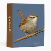 A Curious Bewick's Wren in the Tree Mini Binder