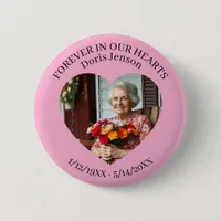 Memorial or Vigil Keepsake | Forever in our Hearts Button