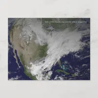 Polar Vortex 2014 North American Cold Wave Postcard