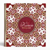 Batik Floral Pattern Album Binder