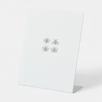 Cottagecore Moths Classic Pedestal Sign