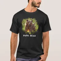 *~* PAPA BEAR 2 Cubs Father's Day Gift AP86 T-Shirt