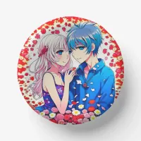 Anime Couple Unique Wedding Paper Bowls