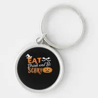 Eat Drink And Be Scary Essential Funny Style Keychain