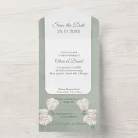 Wedding Invitation Floral Save the date