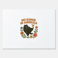 No Kings In America We The People Retro For Girl C Sign