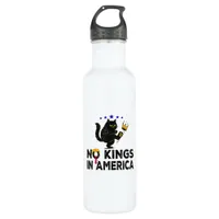 No Kings In America We The People Political Minima Stainless Steel Water Bottle