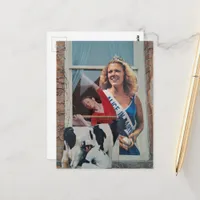 Alice Dairy Princess Unique Retro Collage  Postcard