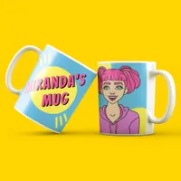 Recolor Teen Girl Coffee Mug